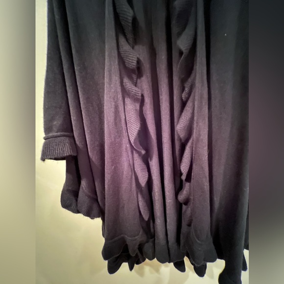 Soft One Size Black Shawl Wrap - Picture 5 of 7